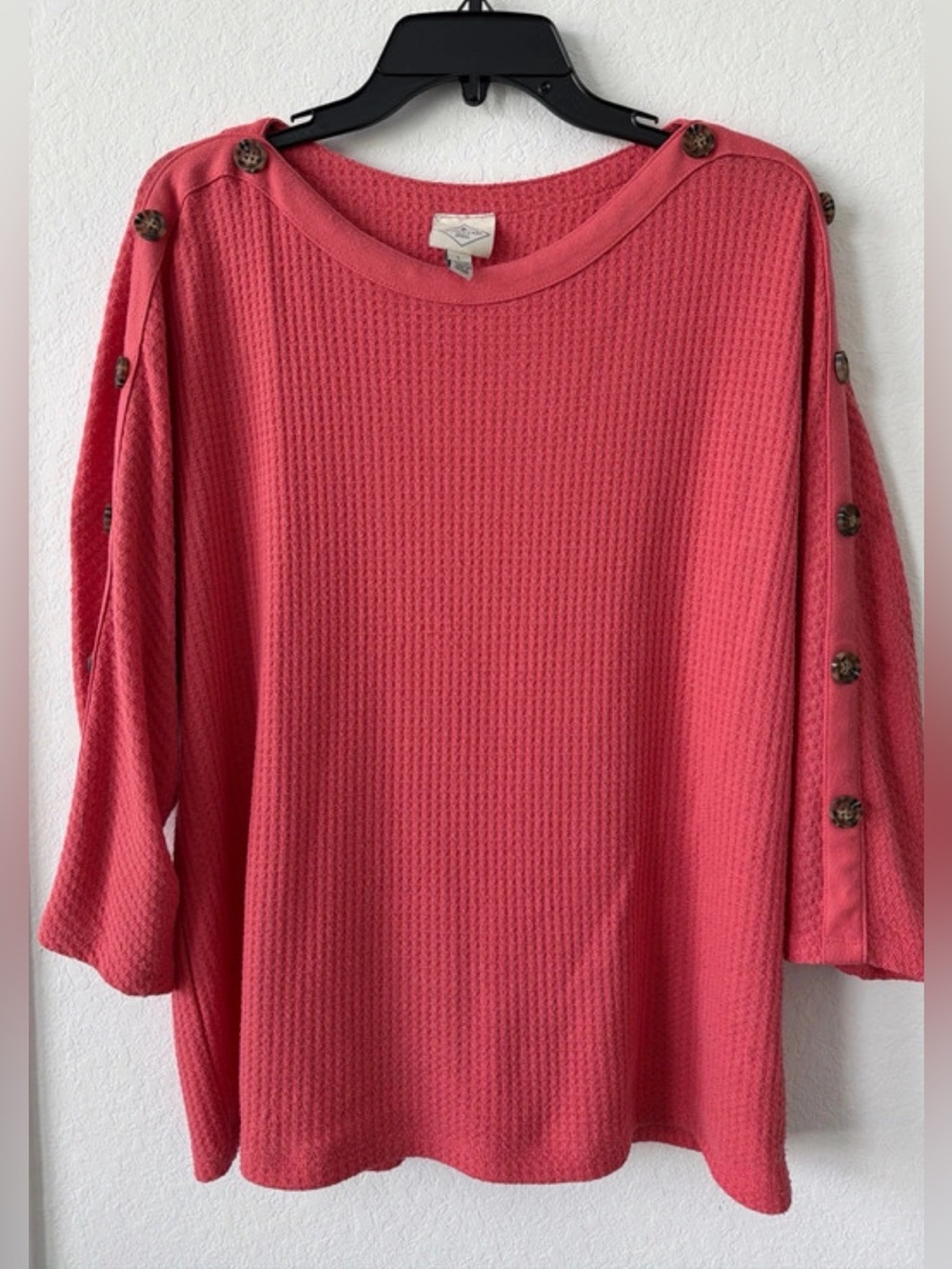 Waffle Knit Top